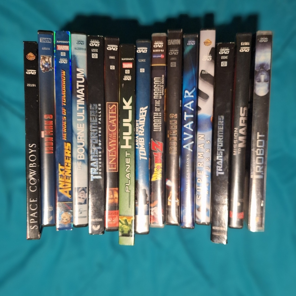 Lot Of DVD Collection‎ 15 Movies Marvel  Avatar